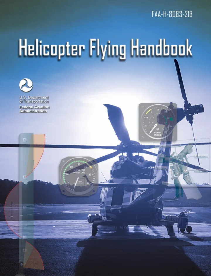 Cover of Helicopter Flying Handbook