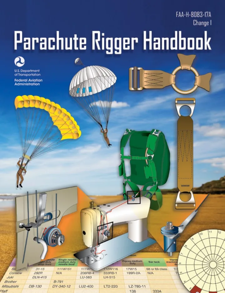Cover of Parachute Rigger Handbook