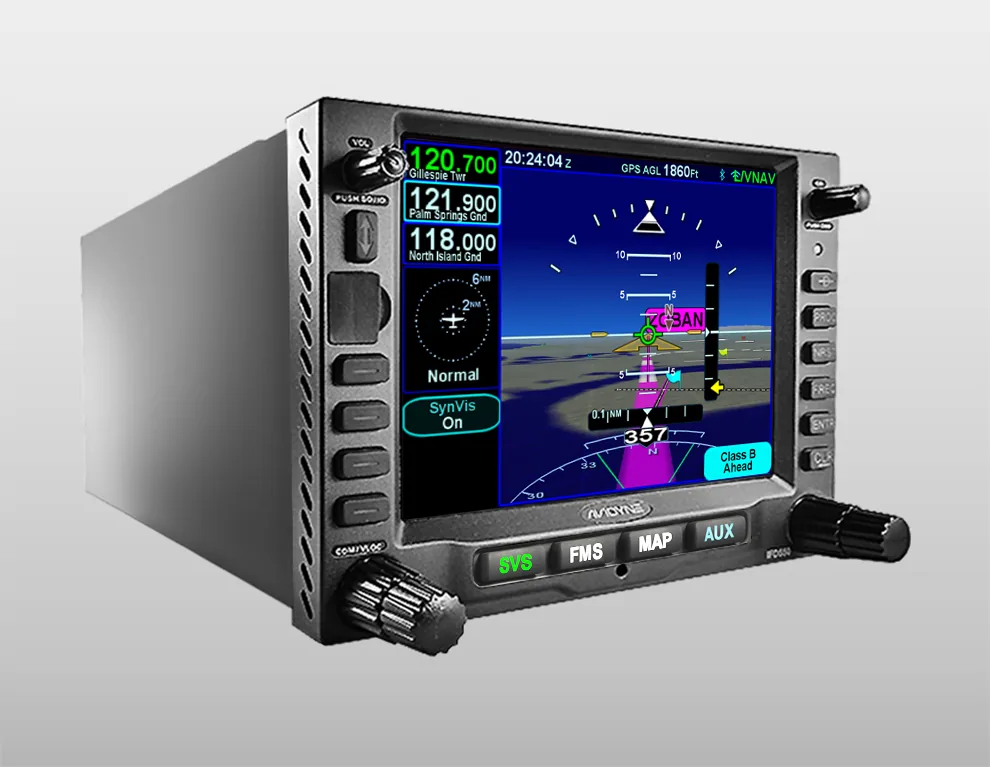 Avidyne IFD550 touchscreen FMS GPS NAV COM unit