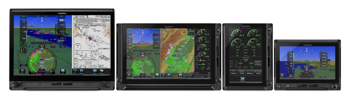 Garmin TXi touchscreen flight display family